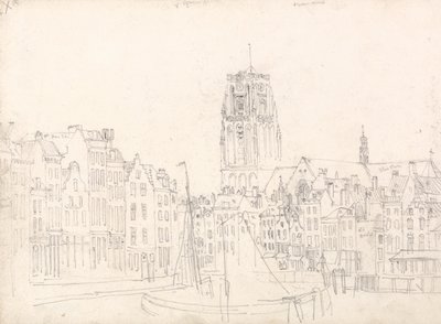 Rotterdam - Die Kirche St. Laurentius von David Cox